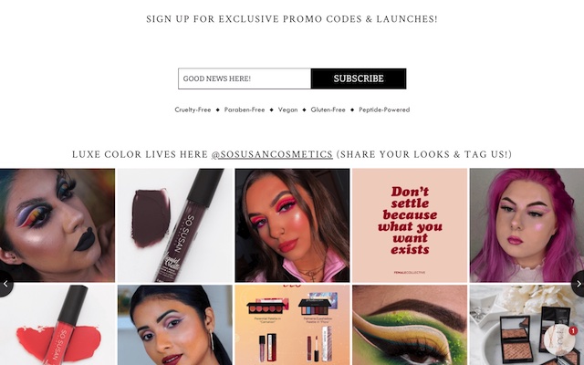 So Susan <br>Cosmetics</br>